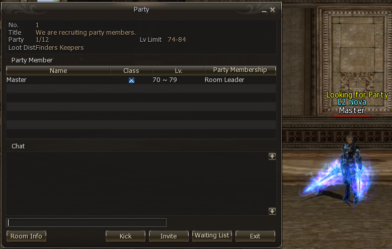 Party Search room